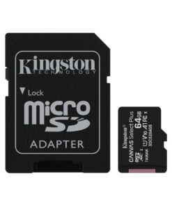 Kingston 64GB micSDXC Canvas Select Plus 100R A1 C10 Card + ADP