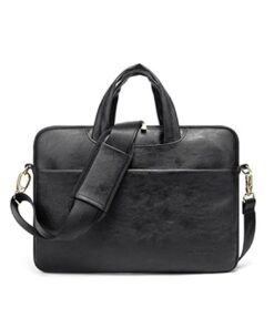 Kinmac 360 Protective Waterproof PU Leather Laptop 15.6inch - Black