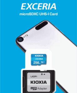 Kioxia 256GB 100Mb/s MicroSD Card C10 Exceria