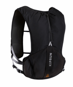 Kiprun 5L Trail Running Bag - Black - With 1l Water Bladder