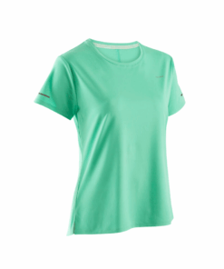 Kiprun Run 500 Dry Women's Breathable Running T-Shirt - Green - S