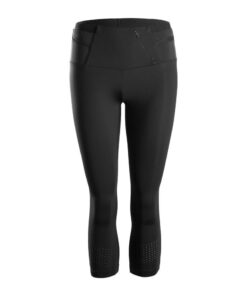 Kiprun Women's Support Cropped Bottoms - Black - L
