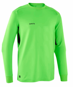Kipsta F100 Kids' Football Goalkeeper Shirt - Green - 8-9 years