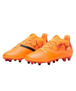 Kipsta - Field Only - Kids Lace-Up Football Boots Viralto III - Mango - UK 1