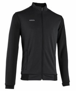 Kipsta Football Training Jacket Essential - Black/Grey - L