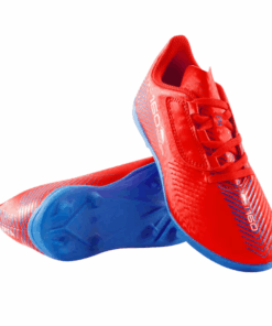 Kipsta Kids' Rip-Tab Football Boots 160 Easy AG/FG - Red - UK Junior 1.5