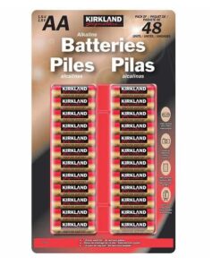 Kirkland Signature Alkaline AA Batteries - Pack of 48