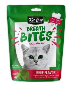 Kit Cat BreathBites Beef Flavour Cat Treats 60g Single Pack