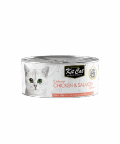 Kit Cat Deboned Chicken & Salmon in Jelly 80g Bulk Deal (24x80g)