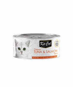 Kit Cat Deboned Tuna & Salmon in Jelly 80g Bulk Deal (24x80g)