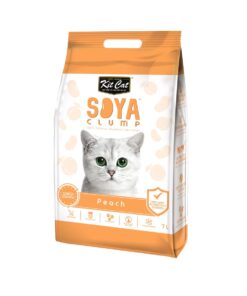 Kit Cat - Litter Clump Clay Soya - Peach 7L