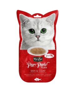Kit Cat Purr Puree Plus+ Tuna & Fish Oil (Skin & Coat) 4x15g