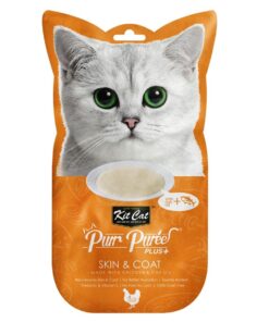 Kit Cat PurrPureePlus+ Skin & Coat Chicken