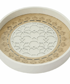 Kitro Morocco Lace Tabletop Round Decorative Ornaments