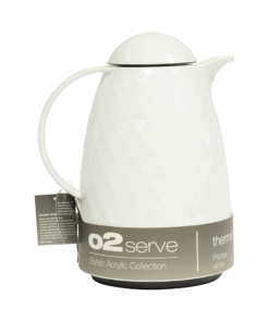 Kitro Thermal Prisma White Acrylic 1000 ml Flask Jug