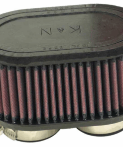 K&N Oval Universal Side Mount Filter Fits 48mm DCOE Clamp Neck