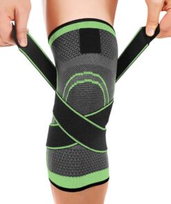 Knee Sleeve with Adjustable Straps for Knee Pain Running - Set Of 2 pics