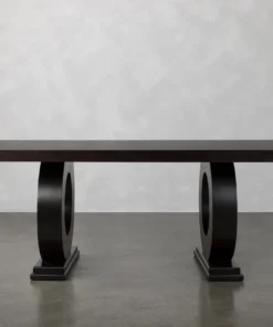 Knight Dining Table, Wallnut