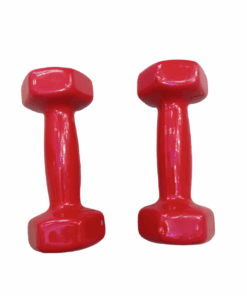 Knockout Dumbbells - Red - 1 Pair - 2kgs