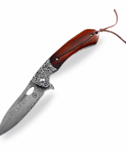 Koch Knives KKGT0166 EDC Damascus Folding Knife