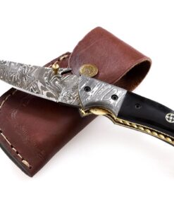 Koch Knives MB-FK-0004 Damascus Folding Knife