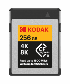 Kodak 256GB CFexpress Type B - CFX Series for 3D or 8k Video Write Speeds