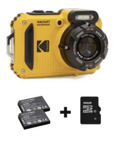 Kodak Pixpro Wpz2 Digital Camera Waterproof Yellow Bundle