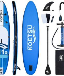 Koetsu SUP Board Inflatable Stand Up Paddle Board Kayak D-Ring - Blue (B335)
