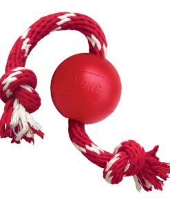 Kong - Ball With Rope - Small - Red
