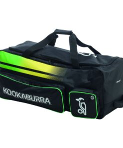 Kookaburra 3.0 Wheelie Cricket Bag - Black/Lime