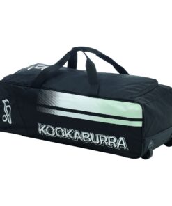 Kookaburra 4.0 Wheelie Cricket Bag - Black/White