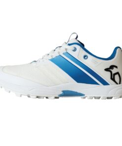 Kookaburra Cricket Rubber Shoes - White/Blue - UK 6