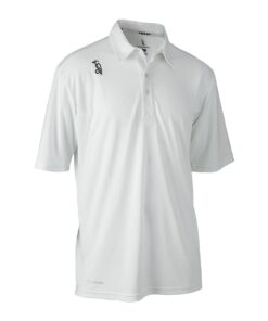 Kookaburra Men's Cricket Pro Active Short Sleeve Shirt - White - M