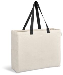 Kooshty - Barbados Cotton Beach Bag - Black