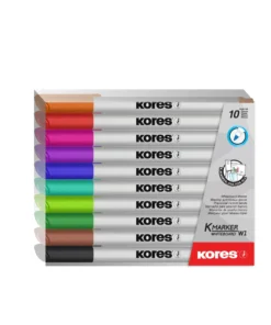 Kores Whiteboard Marker Fine Med Set of 10