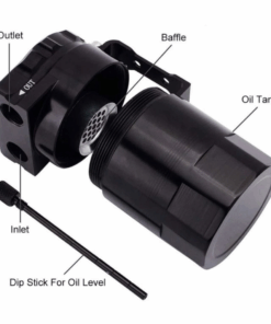 KR Automotive Oil Catch Can with Filter (300ml)