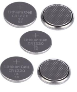 KT&SA CR1220 batteries 1220 3V Lithium Type Cell Watch Battery Pack of 5