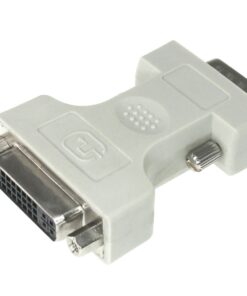 KT&SA DVI-I Dual-Link Female to VGA Male Adapter White