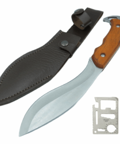 Kukri 95 Hunting Knife & Multi-Tool Credit Card - Brown