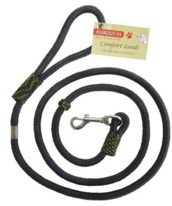 Kunduchi Comfort Clip Lead - 1.6m - Black