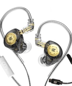 KZ EDX Pro Dual Driver Earphones Earbuds Headphones +Mic & 32bit 384kHz DAC