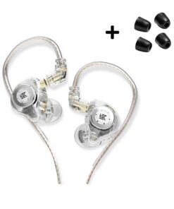 KZ EDX Pro Dual Magnetic Dynamic Earphones +Memory Foam Earbuds & Mic
