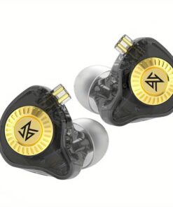 KZ EDX Ultra In Ear Monitor Headphones with Mic - Black