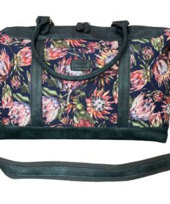 Ladies Canvas Protea Overnight Bag - Navy
