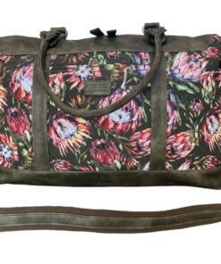 Ladies Canvas Protea Overnight Bag - Olive