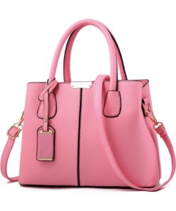 Ladies Elegant Pink Classic Handbag (HB-DS463-PI)