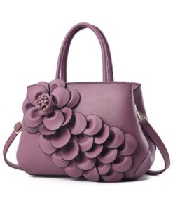 Ladies Hand Bag-Red - Hb-A45-R - Purple