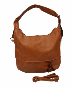 Ladies Shoulder Fashion Handbags Women Hobo Bags with Strap - Brown