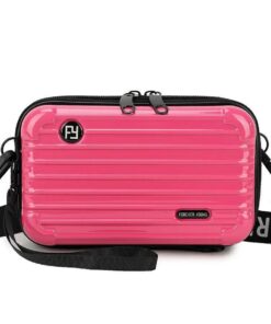 Ladies Suitcase Bags Pink - Hot Pink