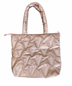 Ladies Trendy Puffer Tote Bag - Pink